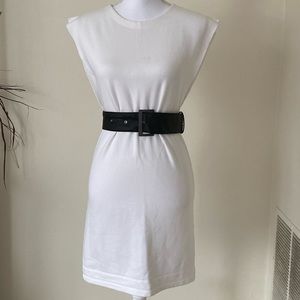 White Sleeveless Free People Dress
